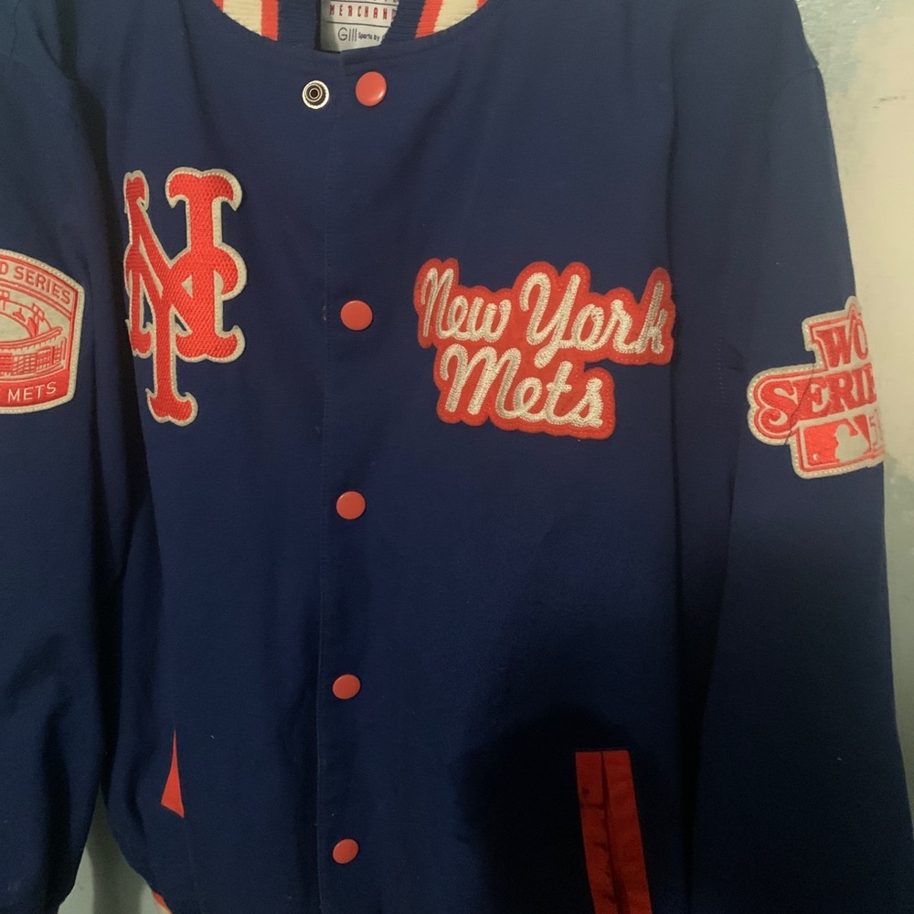 Ny World Series baseball jacket size large but fit xl - Picture 9 of 16
